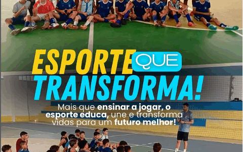 O esporte vai além do jogo!