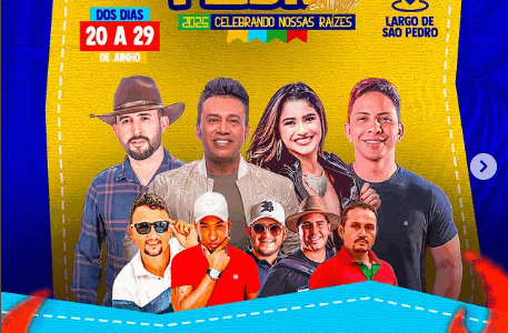 Confira a nossa programação da tradicional festa de São Pedro, celebrando nossas raízes 2025!