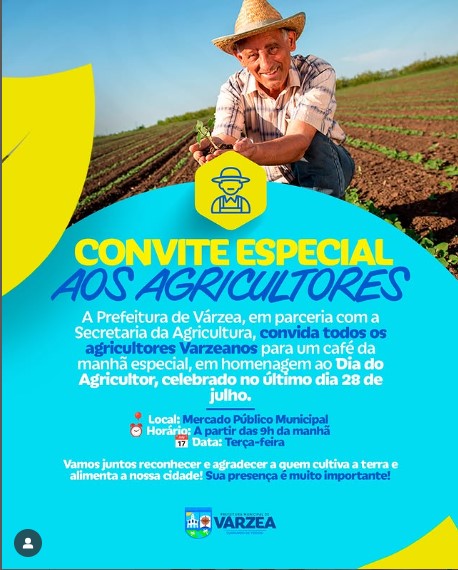CONVITE ESPECIAL AOS AGRICULTORES