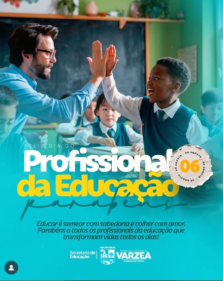 06 de Agosto – Dia Nacional dos Profissionais da Educação