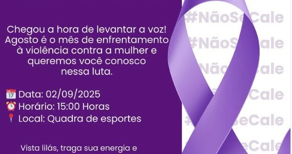 AGOSTO LILÁSUM ENTARDECER PELA LIBERDADE