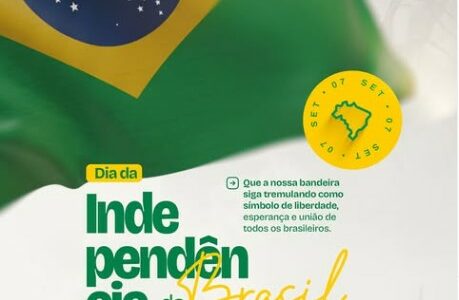 Celebrando a independência do Brasil! Um momento de união, cultura e valorização da nossa história.