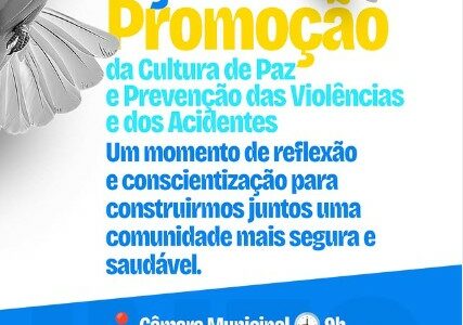 Ação de Promoção da Cultura de Paz e a Prevenção das Violências e dos Acidentes