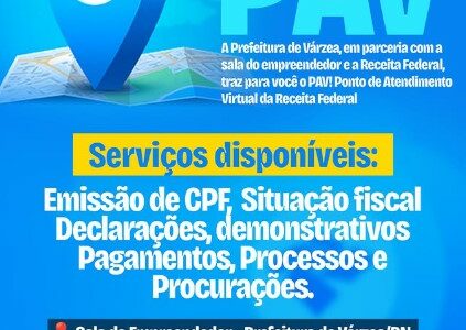 PAV – Ponto de Atendimento Virtual da Receita Federal.