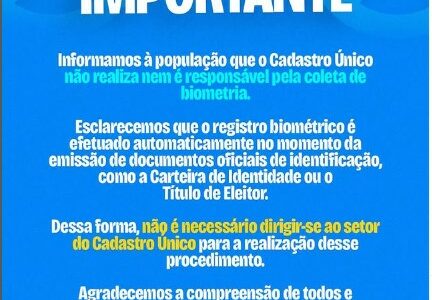 COMUNICADO IMPORTANTE