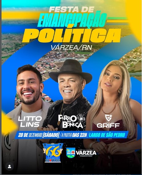 Várzea celebra 66 anos de Emancipação Política! 
