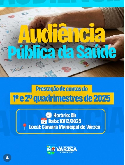 AUDIÊNCIA PÚBLICA DA SAÚDE 