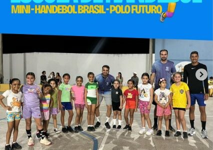 Primeiro treino do ano do Projeto Escola de Handebol!