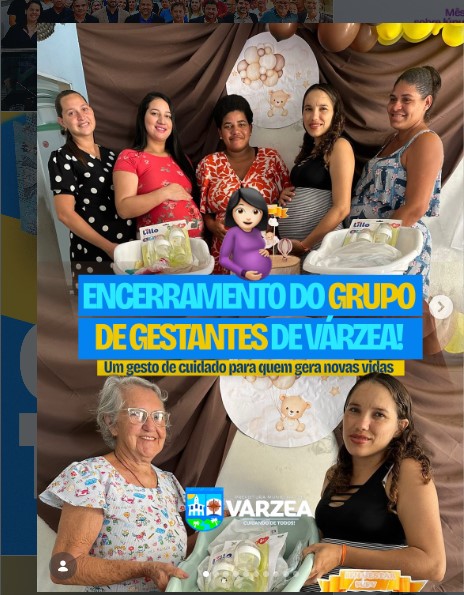 Encerramento do Grupo de Gestantes de Várzea! 