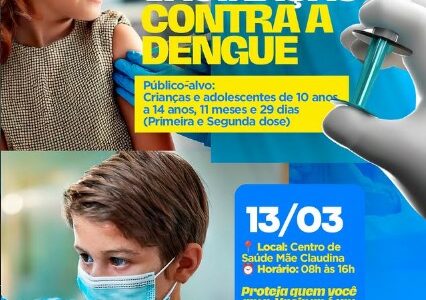 Dia D de Vacinação contra a Dengue