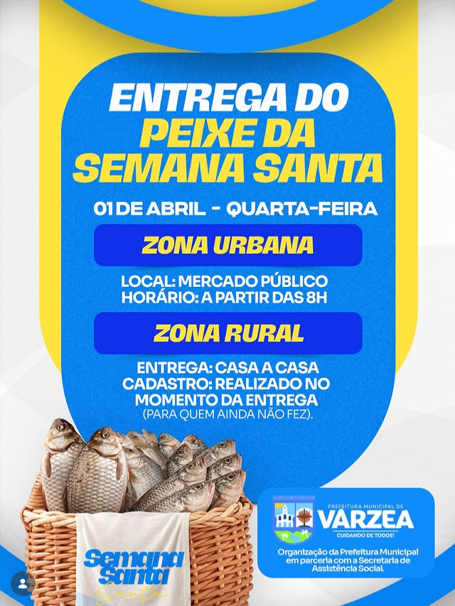 Entrega do Peixe Semana Santa