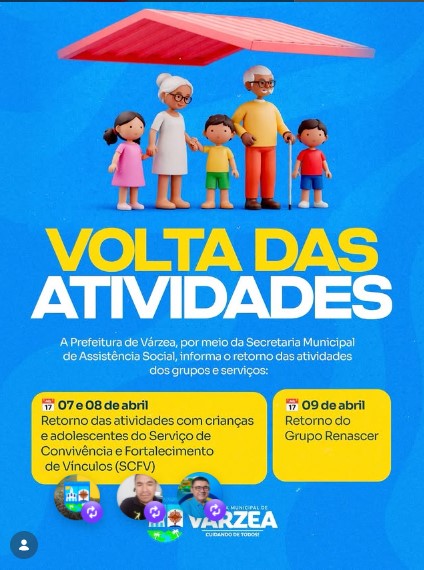 VOLTA DAS ATIVIDADES DOS GRUPOS DE SERVIÇOS