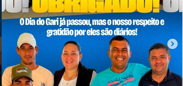 Café da manhã especial em homenagem ao Dia do Gari!