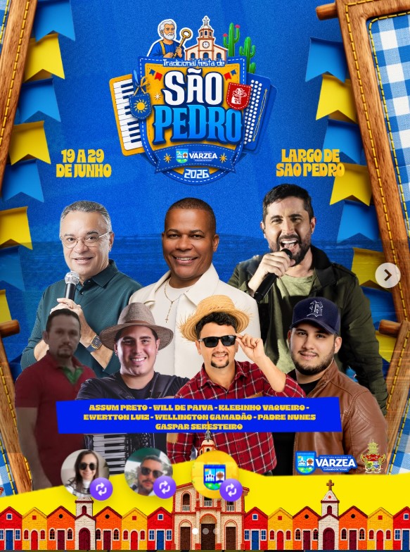 SÃO PEDRO DE VÁRZEA: Tradição, fé e cultura!