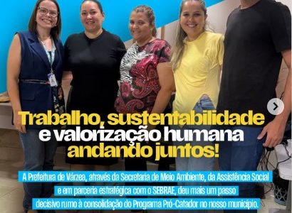 Trabalho, sustentabilidade e valorização humana andando juntos! Trabalho, sustentabilidade e valorização humana andando juntos!