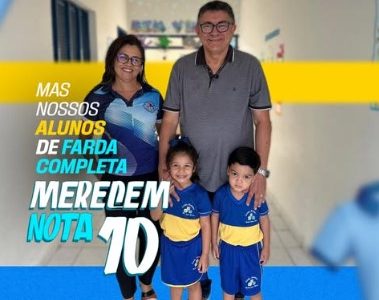 Não é por nada não… mas os nossos alunos de toda a rede municipal de ensino, de farda completa, estão dando show de estilo e merecem nota 10! Não é por nada não… mas os nossos alunos de toda a rede municipal de ensino, de farda completa, estão dando show de estilo e merecem nota 10!