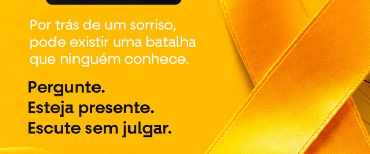 Falar salva vidas. Se precisar, peça ajuda. Você não está sozinho(a).
