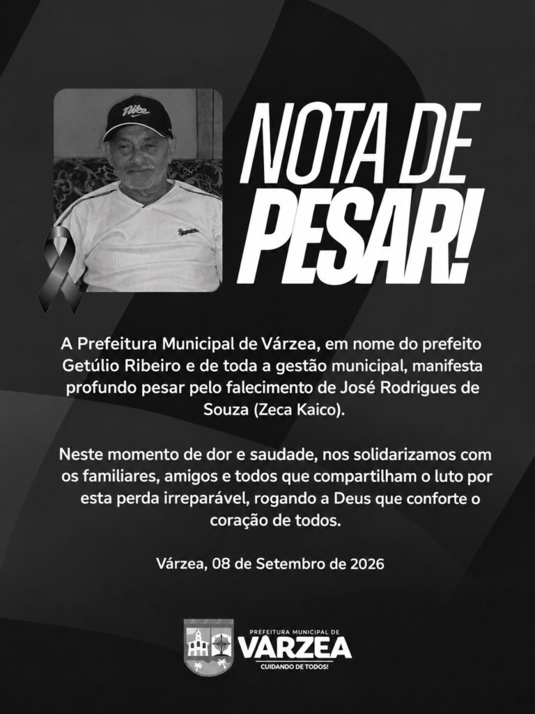 NOTA DE PESAR