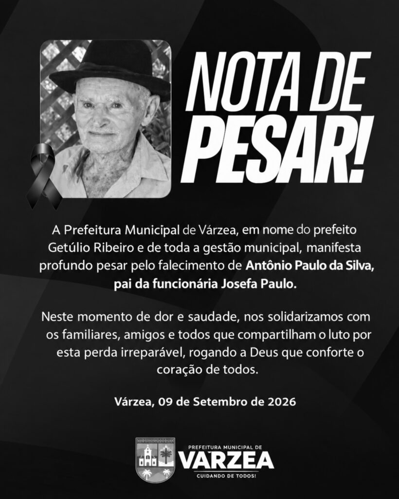 NOTA DE PESAR