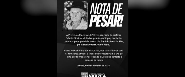 NOTA DE PESAR