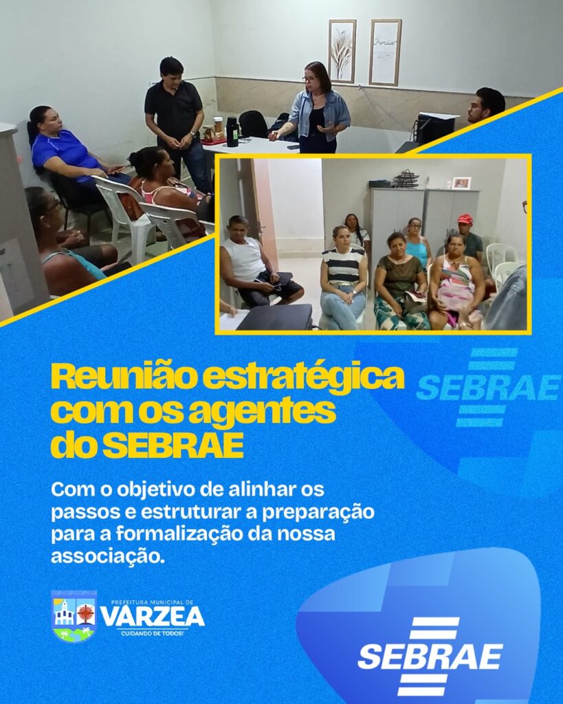 Reunião estratégica com os agentes do SEBRAE com o objetivo de alinhar