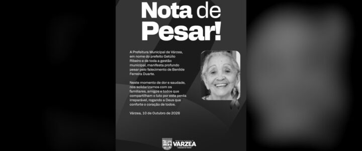 NOTA DE PESAR