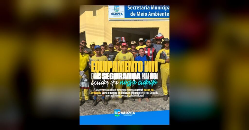 Equipamento novo e mais segurança para quem cuida da nossa cidade!