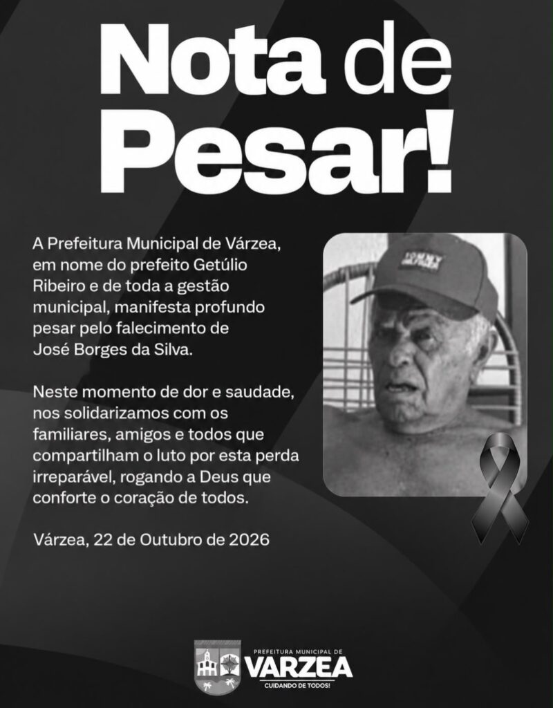 NOTA DE PESAR