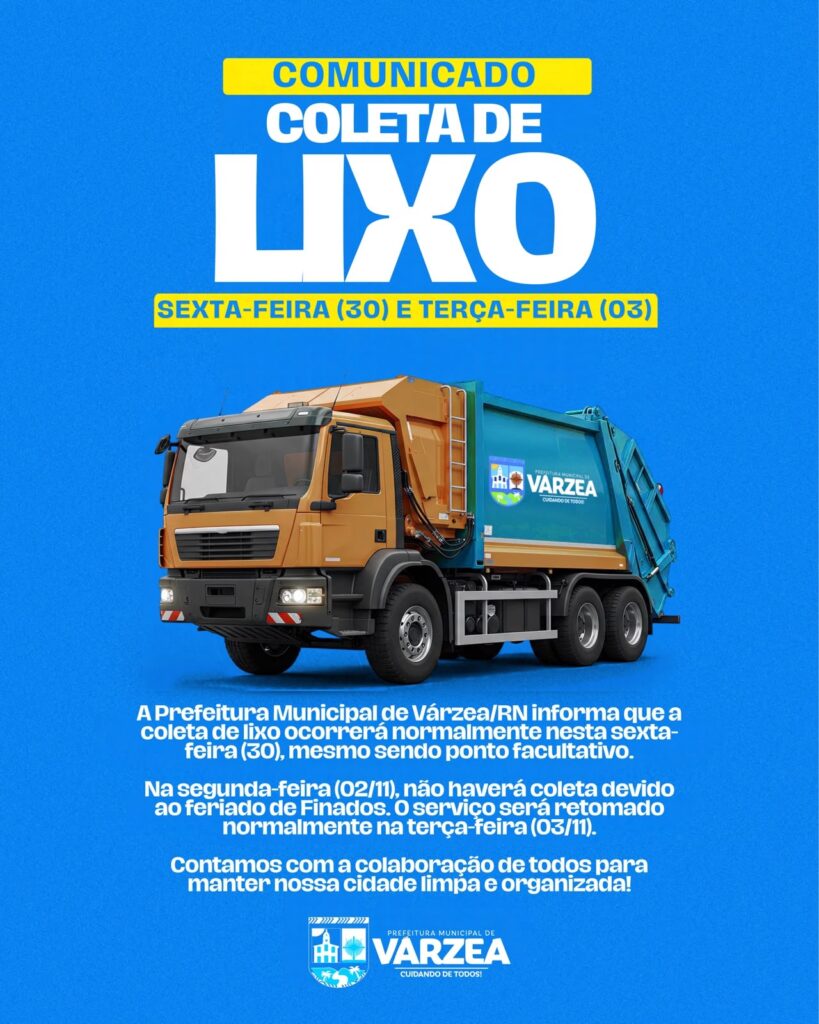 Comunicado Importante: Coleta de Lixo